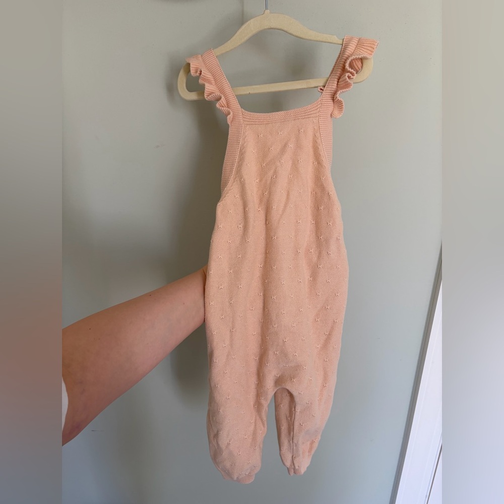 Quincy Mae Ruffle Strap Overalls